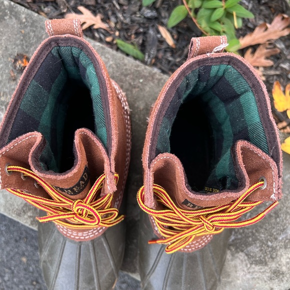 Red head brand duck boots with flannel insert size 8 - Picture 3 of 4